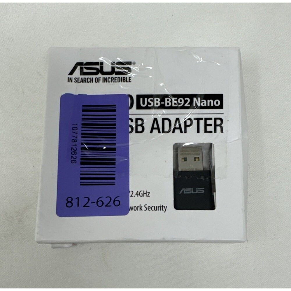 ASUS BE6500 USB-BE92 Nano WiFi7 USB Adapter*BRAND NEW*SEALED*